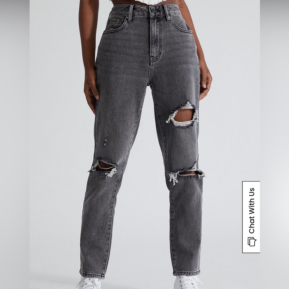 pacsun mom-fit ripped jeans!
